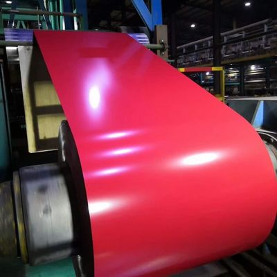 Red Color PPGI PPGL DX51D Pre Painted Galvanized Iron Coil