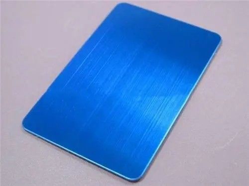 Blue Decorative Stainless Steel Sheet Plates Brushed Hairline Satin Vibration Sand Blasted