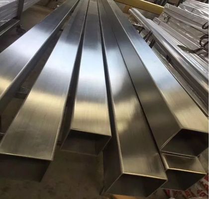 304L Square Stainless Steel Decorative Pipe 2&quot;X2&quot; 5.8m Length