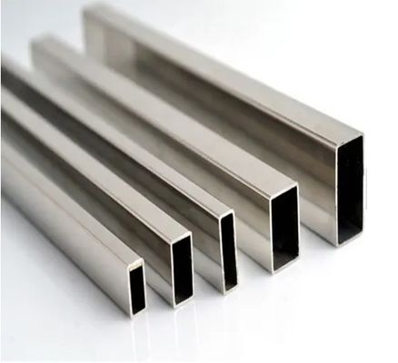 Rectangular Shape 201 Stainless Steel Tube 50 X 100 X 1.5mm