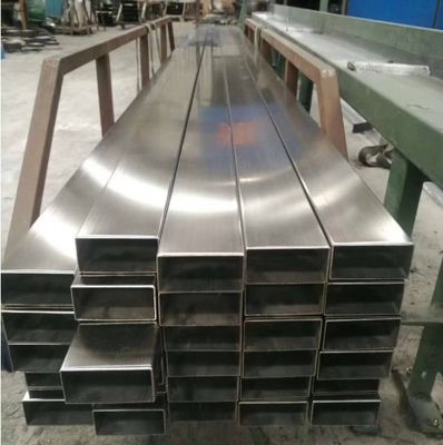 Rectangular Shape 201 Stainless Steel Tube 50 X 100 X 1.5mm