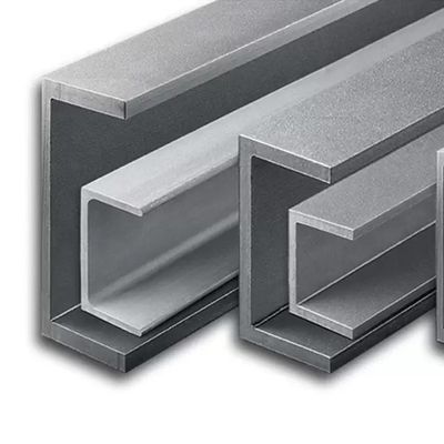 Hot Rolled C Shape Stainless Steel Profiles Grade 316 4&quot; X 2&quot; X 0.25&quot;
